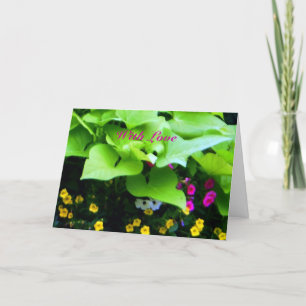 Pretty Little Flowers with Love Birthday Card
