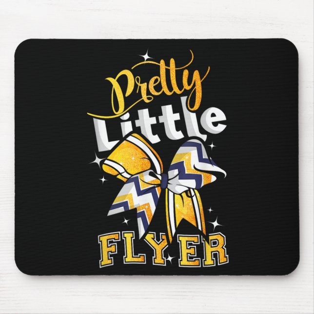 Pretty Little Flyer Cheer Cheerleading Team  Mouse Pad (Front)