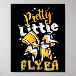 Pretty Little Flyer Cheer Cheerleading Team  Poster