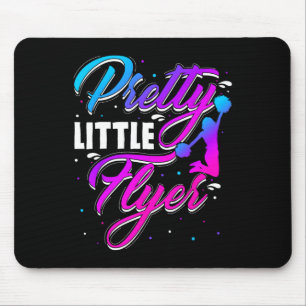 Pretty Little Flyer Cheerleader Squad Spirit Desig Mouse Pad
