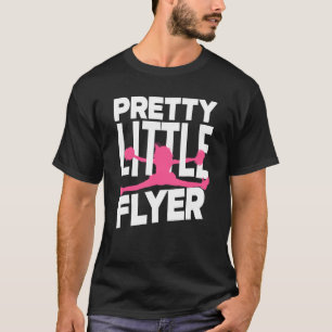 Pretty Little Flyer   Cheerleading Cheerleader T-Shirt