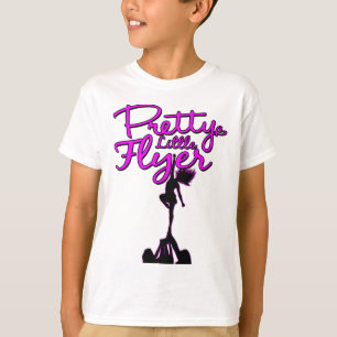 Pretty Little Flyer Cheerleading Squad Funny Pun T-Shirt