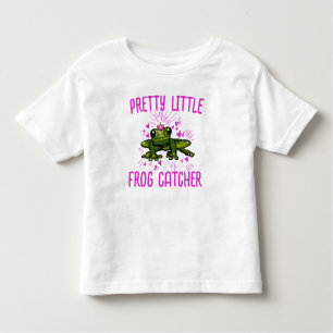 Pretty Little Frog Atcher Toddler T-Shirt