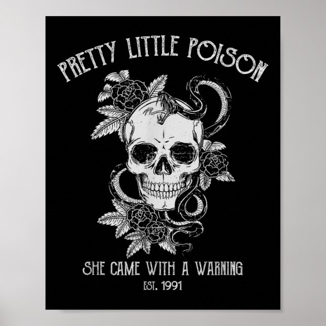 Pretty Little Ison She Came With A Warning  Poster (Front)