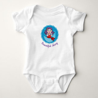 Pretty little mermaid. Mermaid, Mermaid. Baby Bodysuit