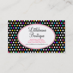 Pretty Little Polka Dots Business Calling Cards