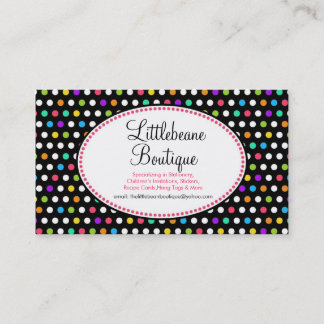 Pretty Little Polka Dots Business Calling Cards