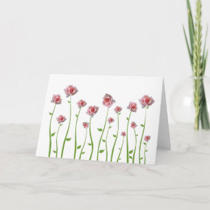 Pretty Little Roses Greeting Card