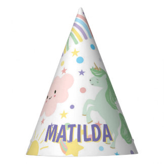 Pretty Little Unicorns Party Hats