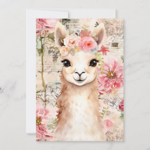 Pretty Llama cards (blank inside)