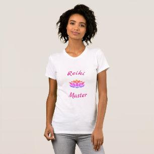 Pretty Lotus flower Reiki Master design T-Shirt