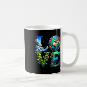 Pretty Love Earth Day Every Day Earth Day Coffee Mug