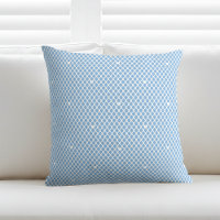 Pretty Love Heart Lattice Mesh Blue Modern