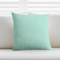 Pretty Love Heart Lattice Mesh Mint Modern