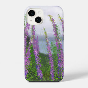 Pretty Lupine Flowers By The Lake iPhone 14 Case