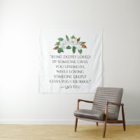 Pretty Magnolias and Deep Love Quote  