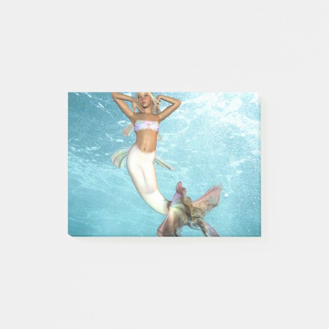 Pretty Mermaid Post-it Notes (Front)