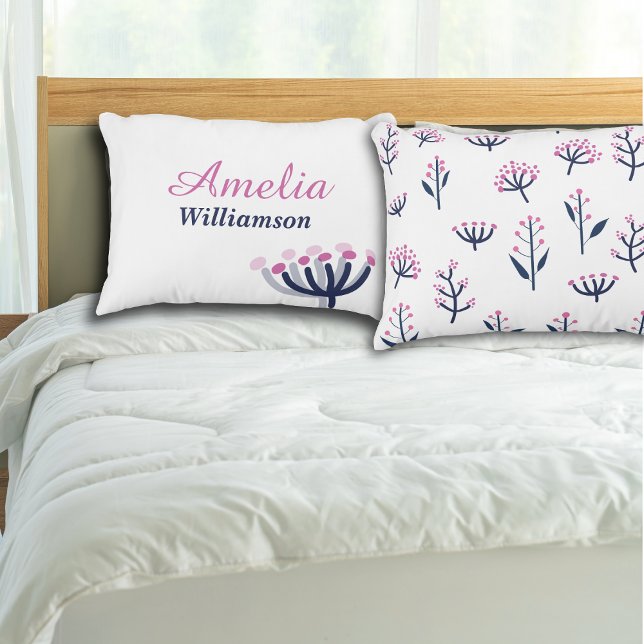 Pretty Mimosa Florals Personalise Decorative Cushion (Creator Uploaded)