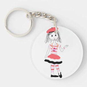 Pretty Miss Fashionista Key Ring