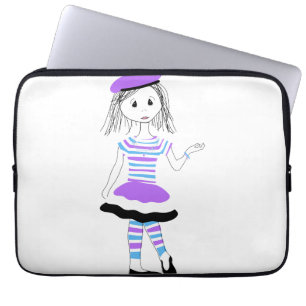 Pretty Miss Fashionista Laptop Sleeve