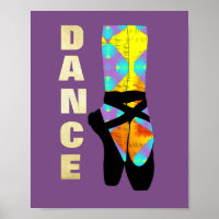 Pretty Modern Art Ballet Dance Themed