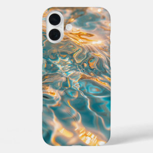 Pretty Modern Faux Iridescent iPhone 16 Plus Case