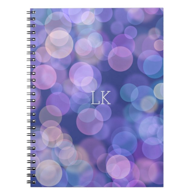 Pretty Modern Floating Colour  Notebook (Front)