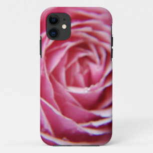Pretty Modern pink rose close up Case-Mate iPhone Case