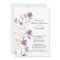 Pretty Modern Purple Floral Vine Bridal Shower