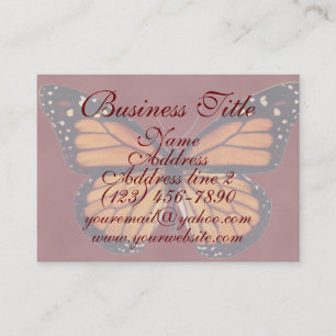 Pretty Monarch Butterfly Business Cards