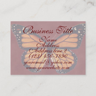 Pretty Monarch Butterfly Business Cards