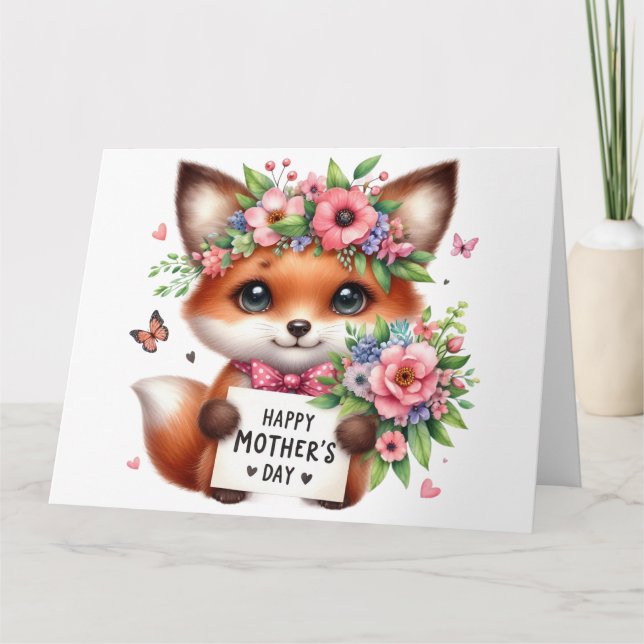 Pretty Mothers Day Card  (Front)