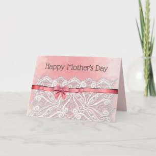 Pretty Mother's Day Card with Doily