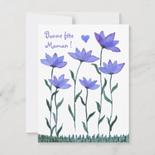 Pretty Mother's Day watercolor card
