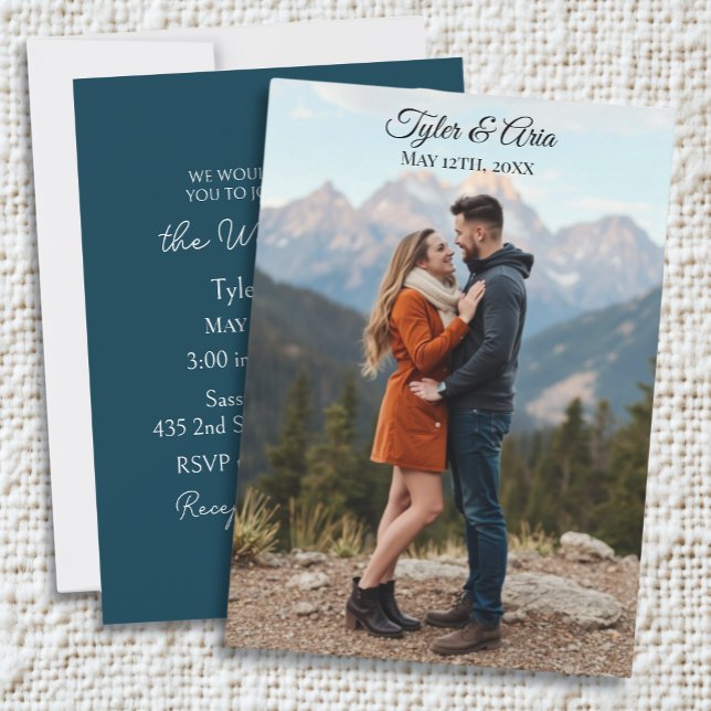 Pretty Mountains and Photo Template Wedding (Creator Uploaded)