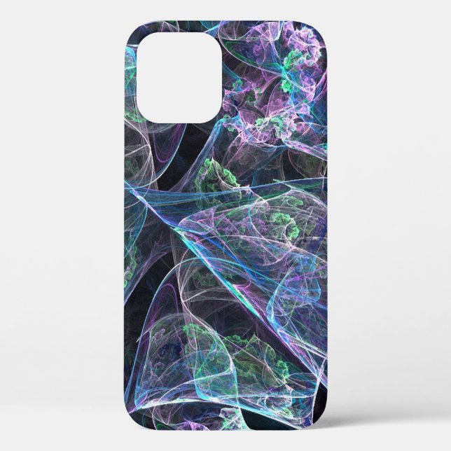 Pretty Multi Coloured Fractal Case-Mate iPhone Case (Back)