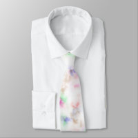Pretty Multicolour Marble Pattern Tie