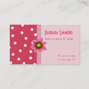 Pretty Mummy Calling Card