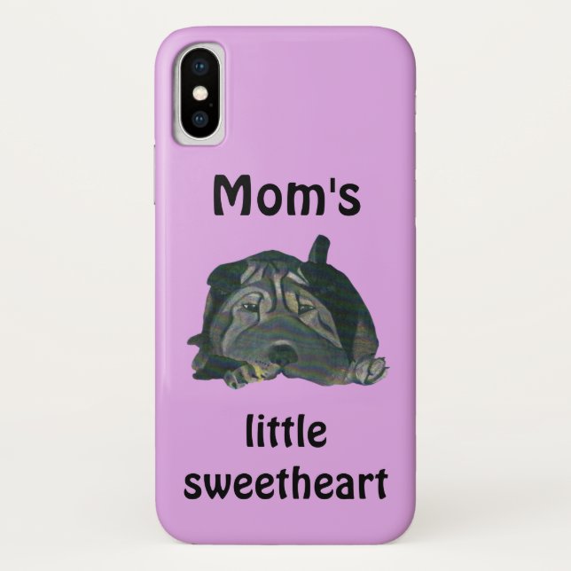 Pretty Mum's Little Sweetheart Phone Case (Back)