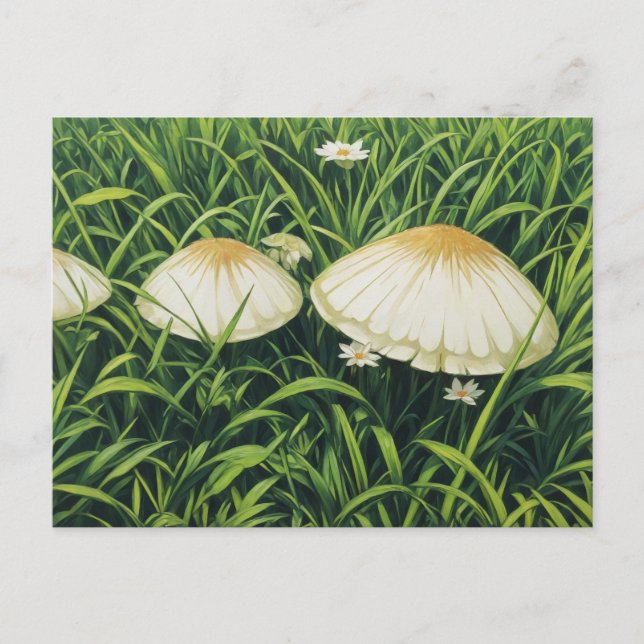 Pretty Mushrooms Postcard (Front)