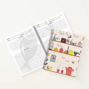Pretty My Recipe Book Personalised