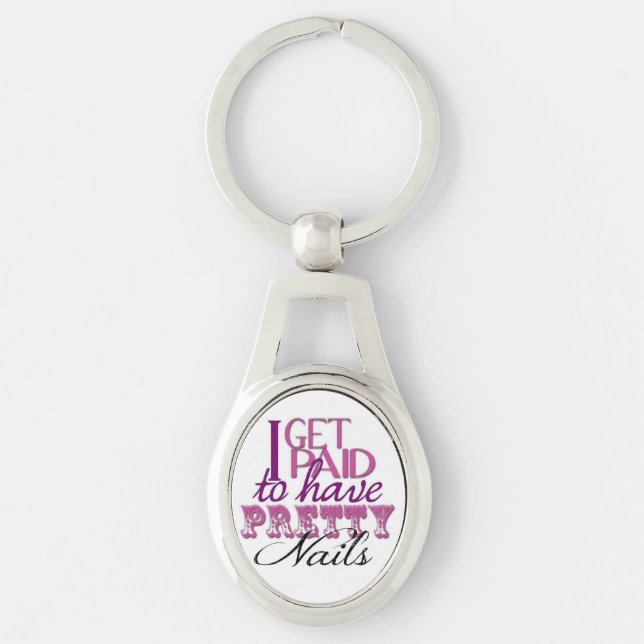 Pretty Nails Keychain (Front)