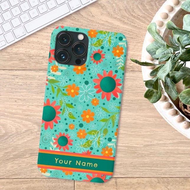 Pretty Name Flowers Custom Pattern Inspirivity  iPhone Case (Creator Uploaded)