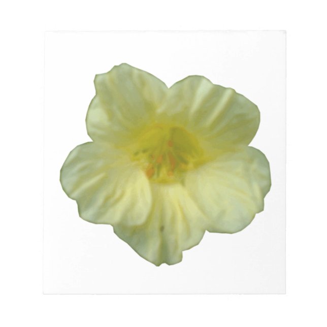 Pretty Nasturtium Notepad (Front)