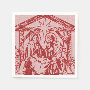 pretty nativity red outline_edited-1 napkin