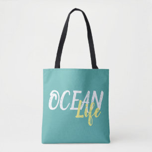 pretty nautical OCEAN LIFE   Tote Bag