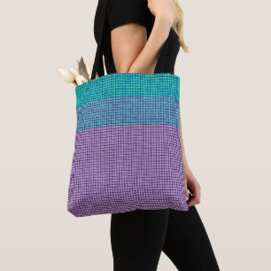 Pretty Needle Point Effect> Patterned Tote Bag