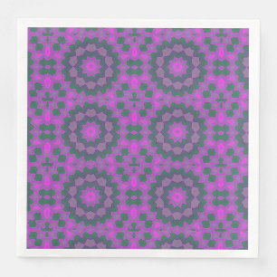 Pretty neon star napkin