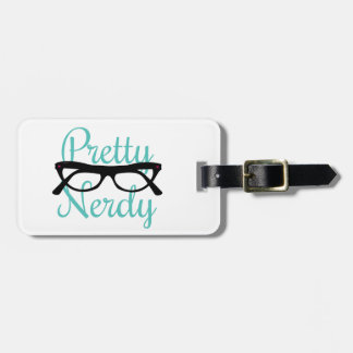 Pretty Nerdy Luggage Tag