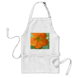 Pretty Orange Nasturtium Apron